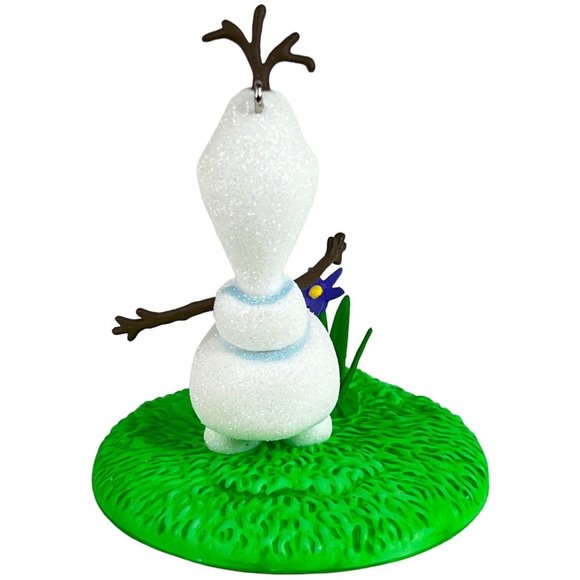 Walt Disney Hallmark Ornament Olaf In Summer Frozen Movie Snowman 2015 New - Picture 5 of 11